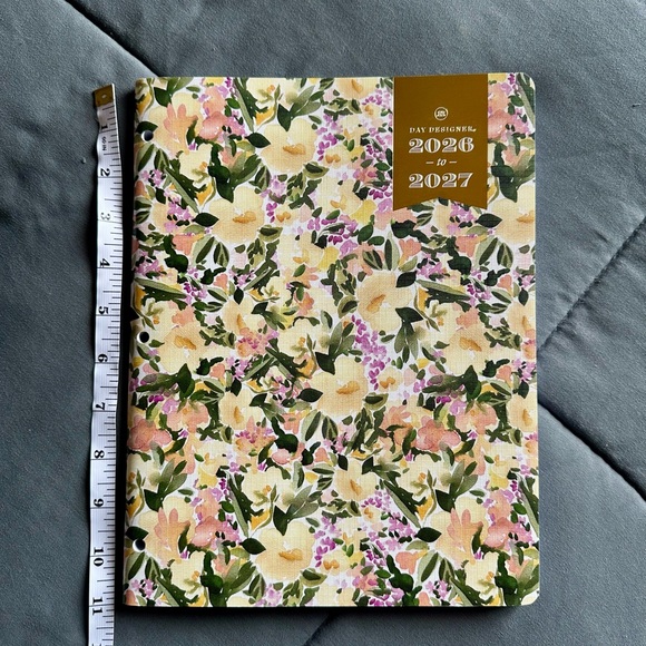 Blue Sky Floral Planner - Green, Pink, and Yellow - Picture 2 of 5